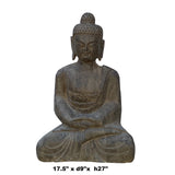 Chinese Oriental Stone Sitting Buddha Amitabha Shakyamuni Statue cs5975S