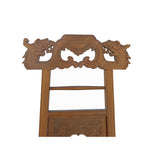 Chinese Oriental Wood Carving Cloth Rack Panel Wash Basin Stand cs6047S
