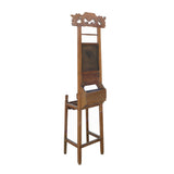 Chinese Oriental Wood Carving Cloth Rack Panel Wash Basin Stand cs6047S