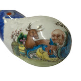 Chinese Porcelain Eggplant Shape Bottle Display Snuff Bottle cs605-4s