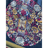 Oriental Chinese Embroidery Flower Framed Wall Decor cs6058S