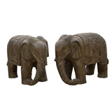 elephant figure - stone elephant - garden statue