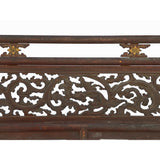 Chinese Vintage Relief Ancient Style Dragon Carving Wood Wall Art cs6062S