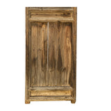 Chinese Old Rustic Bold Geometric Open Pattern Wall Tall Panel Divider cs6067S