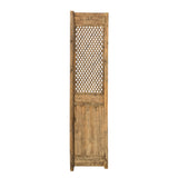 Chinese Old Rustic Bold Geometric Open Pattern Wall Tall Panel Divider cs6067S