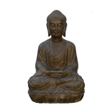 Stone Buddha - Gray stone Zen Buddha - Garden Statue