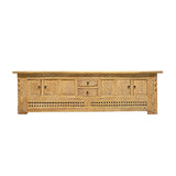 natural wood cabinet - low long cabinet - minimalistic cabinet