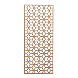 raw wood handmade panel - geometric pattern panel