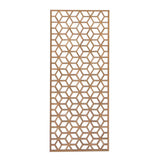 raw wood handmade panel - geometric pattern panel