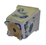 Chinese hand painter flower clay pot