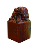 Oriental silk stone stamp