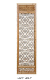 Chinese natural wood carved panel