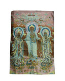 Chinese Buddha Kwan Yin Loom Tapestry Art cs902S