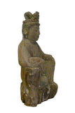 Wood Kwan Yin - Bodhisattva -  goddess of mercy - goddess of compassion