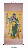 Kwan Kung embroidery painting