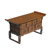 Oriental Asian Point Edge Chest of 3 Drawers Low Table Cabinet cs7294S