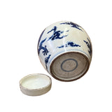 Hand-paint Fengshui Dragon Blue White Porcelain Ginger Jar ws2538S