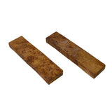 Chinese Pair Natural Wood Grain Patina Rectangular Paperweights ws2770S