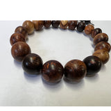 Chinese Huanghuali Rosewood Beads Hand Rosary Praying Bracelet ws2411S