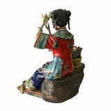 Chinese Oriental Porcelain Ancient Qing Style Dressing Lady Figure ws2503S