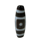 Chinese Handmade Agate Stone Pattern Oval Dzi Bead Pendant ws2400S