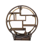 Chinese Round Top Tower Shape Display Curio Cabinet Room Divider cs7422S