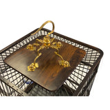 Quality Handmade Chinese Wood Square Shape Decorative Birdcage ws2149S