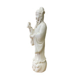 Chinese Off-white Porcelain Old Man Dressing Figure ws2586S