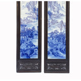 Large Chinese Mountain Water Scenery Porcelain Blue & White Wall Panel Set cs7248S