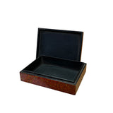 Handmade Orange Multi-Layer Lacquer Abstract Pattern Wood Box cs5475S