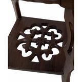 4.25" Chinese Brown Wood Square Tall Table Top Stand Display Easel ws1615BS