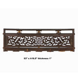 Chinese Vintage Relief Ancient Style Dragon Carving Wood Wall Art cs6060S