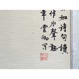 Chinese Calligraphy Writing Scholar Theme Scroll Painting Wall Art ws2128S