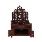 Chinese Rosewood Furniture Offering Shrine Miniature Display Art ws2674S