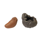 Two Oriental Small Ceramic Animal Figures Display Art Puppy & Piggy ws2380S