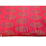 Chinese Oriental Red Silk Fabric Rectangular Long Seat Cushion Pad ws2522S