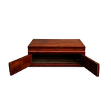 Chinese Vintage Fujian Golden Carving Low Table Cabinet Chest ws2793S