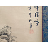 Chinese Calligraphy Writing Water Mountain Scenery Scroll Painting Wall Art ws2099S