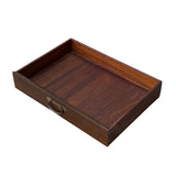 Oriental Chinese Brown 12 Drawers Slim File Storage Cabinet cs7434S