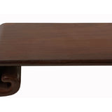 9.5" Oriental Brown Wood Scroll Rectangular Table Top Stand Display Easel ws2802BS