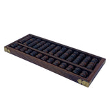 Chinese Huali Rosewood Abacus Fengshui Paperweight Display ws2481S