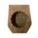 Vintage Wood Round Chinese Characters Cake Maker Mold Board ws2437S