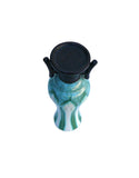porcelain vase- porcelain container - porcelain holder