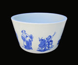 Chinese Handmade Blue & White Eight Immortals Painting Porcelain Pot