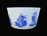 Chinese Handmade Blue & White Eight Immortals Painting Porcelain Pot