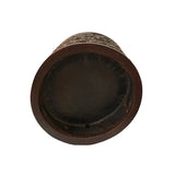 Chinese Bamboo Scroll Cloud Carving Brush Pen Holder / Brush Pot ws2078S