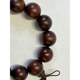 Chinese Zitan Rosewood Beads Hand Rosary Praying Bracelet ws2414S