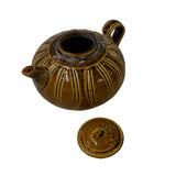 Chinese Ware Brown Glaze Pattern Ceramic Jar Vase Display Art ws2652S