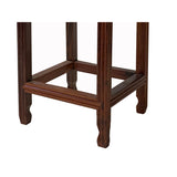 4" Chinese Brown Wood Square Tall Table Top Stand Display Easel ws2914BS