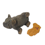 Set of 2 Small Ceramic Animal Figure Display Art ws2343S